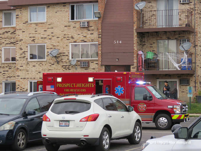 Prospect Heights police, firefighters, and paramedics on the scene of a fatal shooting of a teen age boy in the block of 500 Piper Ln., Prospect Heights.