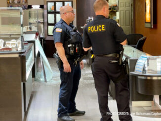 Vernon Hills police investigating a smash and grab armed robbery at Z Fine Jewelry Store in Hawthorn Mall (PHOTO CREDIT: Joe Schuman/CapturedNews)