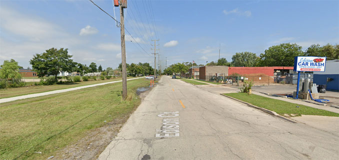 Robert McClory Bike Path in the block of 200 Edison Court Waukegan (Image capture September 2019 ©2022 Google)