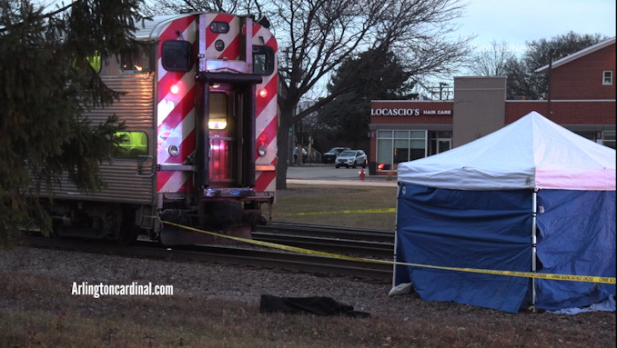 Pedestrian hit by an outbound Metra train at Northwest Highway and Ridge Avenue in Arlington Heights on Wednesday, November 30, 2022