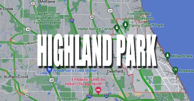 Highland Park Map Thumb