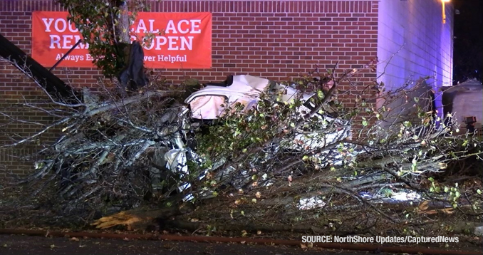 Crash near Ace Hardware Zion (PHOTO CREDIT: NorthShore Updates/CapturedNews)