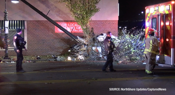 Crash near Ace Hardware Zion (PHOTO CREDIT: NorthShore Updates/CapturedNews)