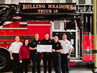 Rolling Meadows firefighters for raises money for Illinois Fire Safety Alliance's "Camp I Am Me" burn camp (SOURCE: Rolling Meadows Fire Department)