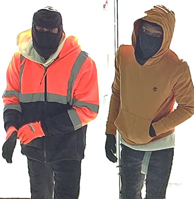 Bank robbers at the Skokie Bank of America, 3328 Touhy Ave. on Saturday, November 26, 2022 at approximately 11:30 a.m. (source: FBI Chicago)