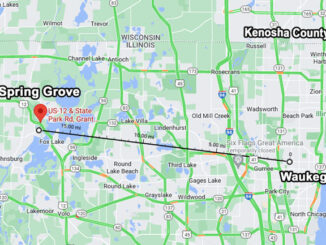 Region of Spring Grove Police Pursuit November 27, 2022 (SOURCE: Map data ©2022 Google)