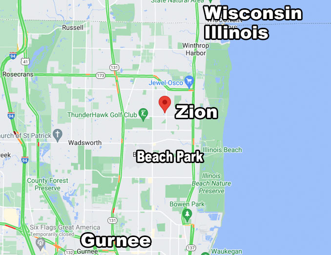 Zion shooting death map on Hebron Avenue, Wednesday, November 16, 2022 (Map data ©2022 Google)