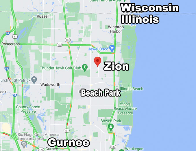 Zion shooting death map on Hebron Avenue, Wednesday, November 16, 2022 (Map data ©2022 Google)