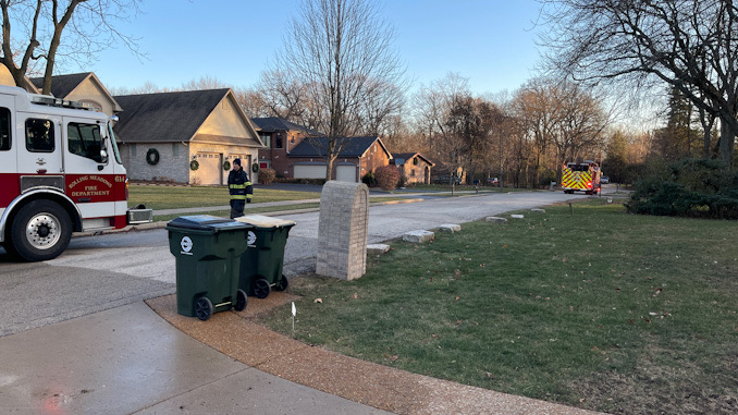 Scene of gas leak that filled a house with gas in the block of 2600 South Benton Street in Rolling Meadows, Palatine Township on Thursday, December 1, 2022