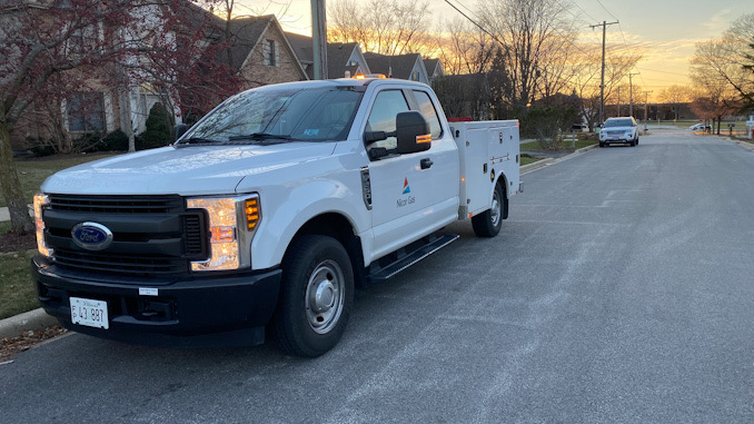 Scene of gas leak that filled a house with gas in the block of 2600 South Benton Street in Rolling Meadows, Palatine Township on Thursday, December 1, 2022