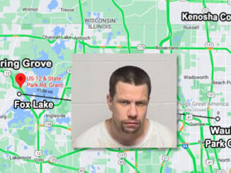Brandon Vice and region of Spring Grove Police Pursuit November 27, 2022 (SOURCE: Lake County Sheriff's Office/Map data ©2022 Google)