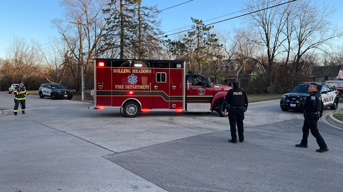 Scene of gas leak that filled a house with gas in the block of 2600 South Benton Street in Rolling Meadows, Palatine Township on Thursday, December 1, 2022