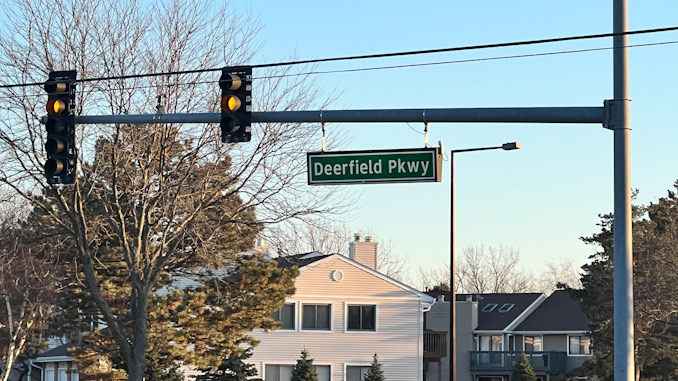 Crash scene at Buffalo Grove Road and Deerfield Parkway in Buffalo Grove Sunday afternoon December 4, 2022.