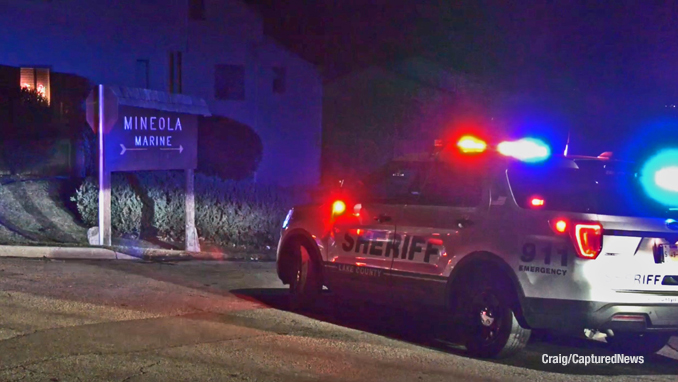 Entrance to Mineola Marine where a homicide occurred inside a condo on Mineola Road Monday night, December 12, 2022 (PHOTO CREDIT: Craig/Captured News)