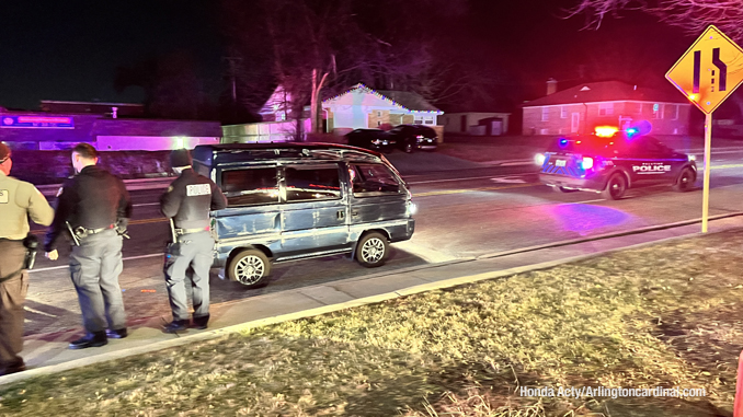 Honda Acty after a rollover crash on Palatine Road west of Northwest Highway, Sunday December 4, 2022.