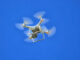 Drone in the blue sky