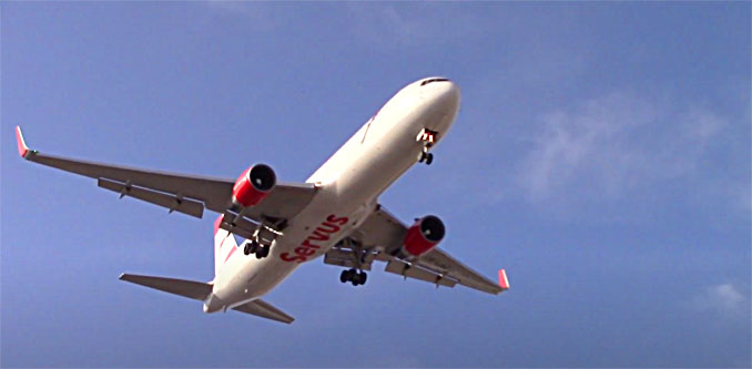 Austrian Airlines 'Servus' Boeing 767-300ER flying from Vienna to O'Hare