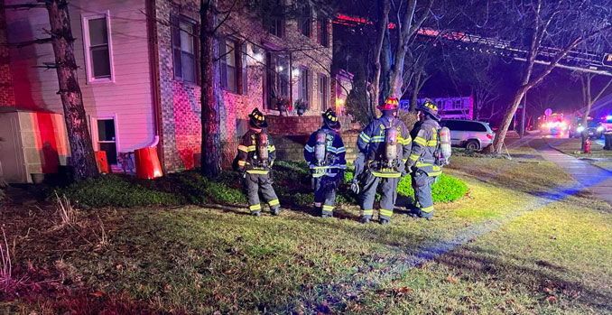 Chimney fire at home extinguished quickly on Thursday night, January 19, 2023 (SOURCE: Rolling Meadows Fire Department)