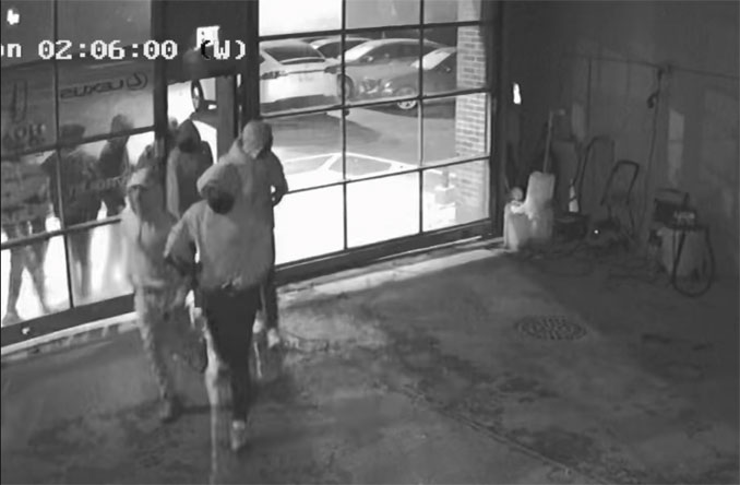 Commercial burglary at auto dealership on Roselle Road in unincorporated Schaumburg (SOURCE: Cook County Sheriff's Office)