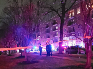 Crime scene where a 16 year-old boy was shot and killed on Perry Street near Graceland Avenue in Des Plaines