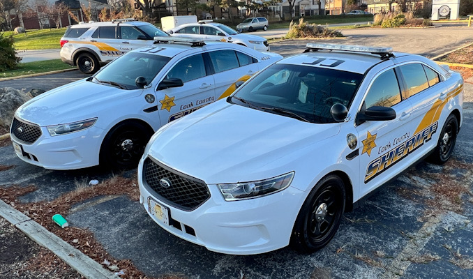 Cook County Sheriff’s deputies on an undisclosed operation in Palatine in November 2022