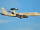 E-3B Sentry AWAC operated by the 552nd Air Control Wing based at Tinker AFB, Oklahoma returning from a mission as part of Red Flag16-2 Nellis AFB, Nevada on March 1, 2016 (PHOTO CREDIT: Alan Wilson CC BY-SA 2.0)