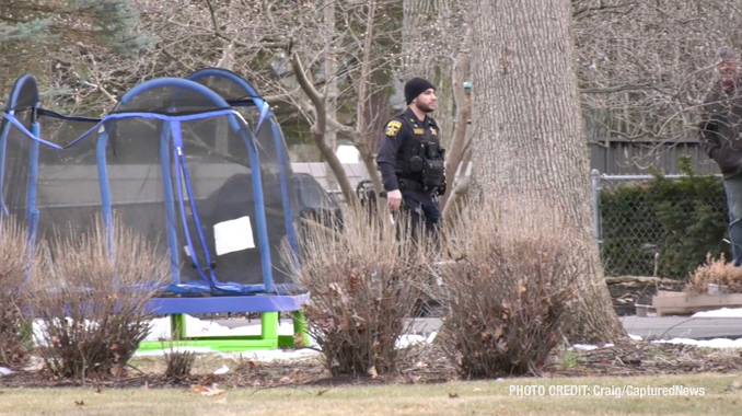 Lake County Sheriffs Office at the scene of a child adduction and stolen auto investigation in unincorporated Libertyville Thursday, February 23, 2023 (PHOTO CREDIT: Craig/CapturedNews)
