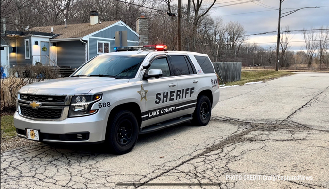 Lake County Sheriffs Office at the scene of a child adduction and stolen auto investigation in unincorporated Libertyville Thursday, February 23, 2023 (PHOTO CREDIT: Craig/CapturedNews)