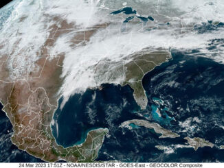 GOES-East March 24 2023 12:51 PM NOAA/NESDIS/STAR