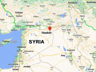 Hasakah, Syria (Map data ©2023 Google, Mapa GISrael United States)
