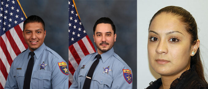 Lake County Sheriff's Deputies Leo Jaurez, Rob Nakanishi, and Amanda Hurtado saved the life of a suicidal man (SOURCE: Lake County Sheriff's Office).