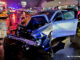 Severe front-end damage at crash on Milwaukee Avenue near Greenwood Avenue in Niles, Wednesday, March 22, 2023