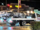 Burned up car on a Hillside tow truck after a vehicle fire was extinguished about 1:04 a.m. Wednesday, April 26, 2023