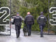 Police with K-9 enter Michael Jordan's former residence to investigate a report of a burglary (Craig/CapturedNews)
