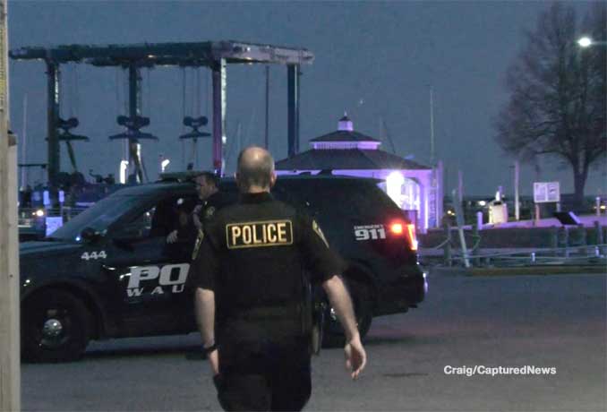 Waukegan body recovery Wednesday, April 19, 2023 (PHOTO: Craig/CapturedNews)