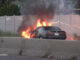Car fire involving a Toyota Camry on Palatine Road west of Windsor Drive in Arlington Heights, Tuesday, May 30, 2023