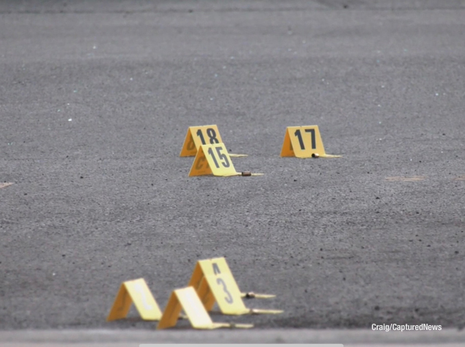 Investigation after a shooting on Cypress Avenue in North Chicago on Saturday evening, May 20, 2023 (Craig/CapturedNews)