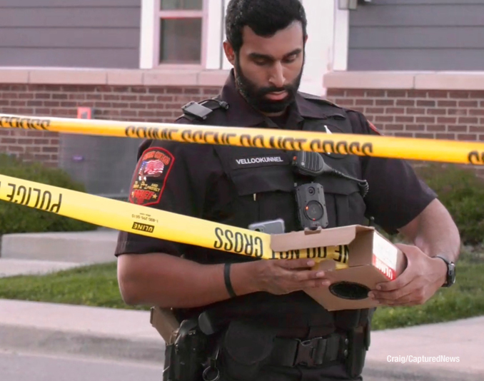 Investigation after a shooting on Cypress Avenue in North Chicago on Saturday evening, May 20, 2023 (Craig/CapturedNews)