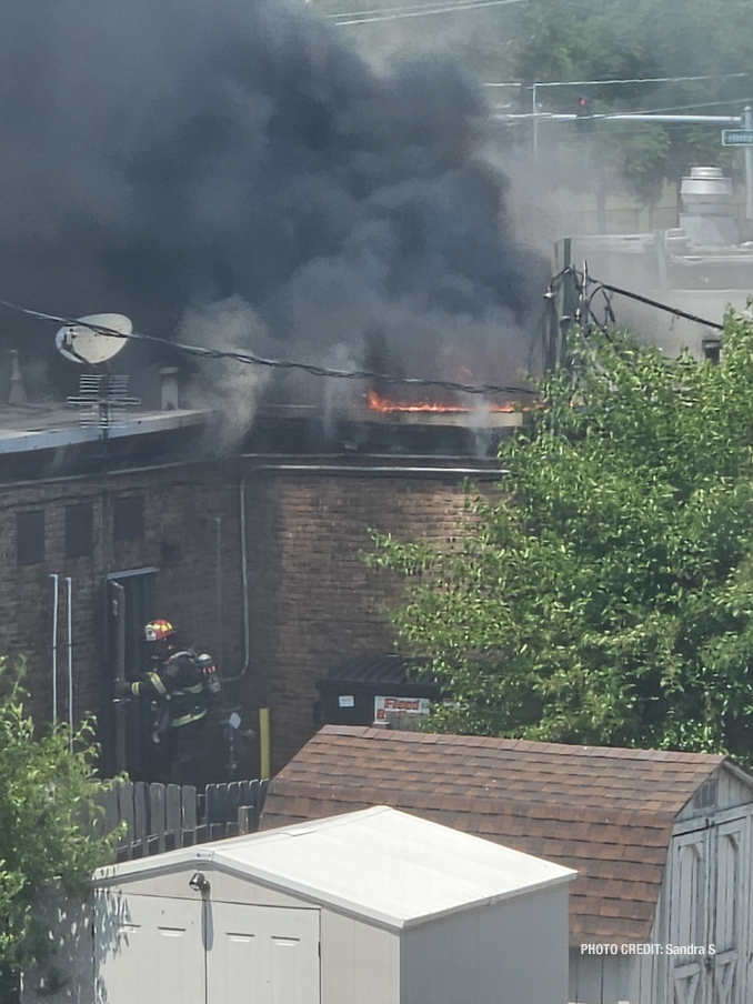 Fire scene photos at strip mall fire on Tuesday, June 20, 2023 from Sandra S