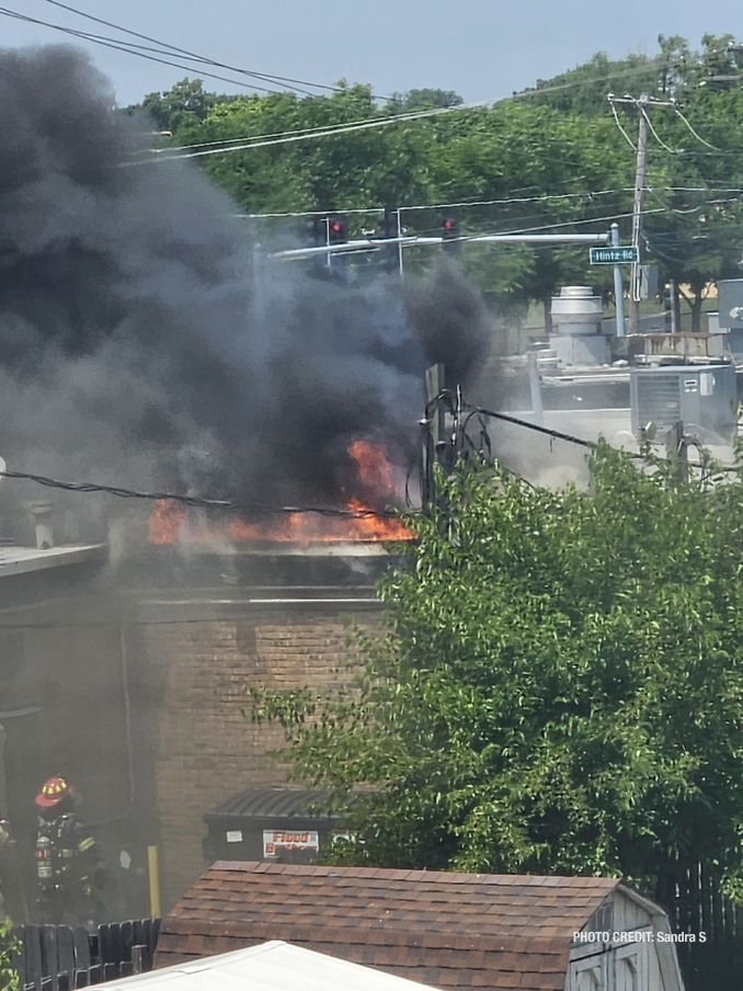 Fire scene photos at strip mall fire on Tuesday, June 20, 2023 from Sandra S