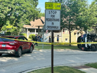 Rollover crash eastbound Euclid Avenue and southbound Haddow Avenue Arlington Heights (CARDINAL NEWS)