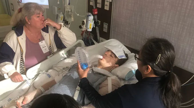 Christian Cox recovery University of Maryland Capitol Regional Medical Center in Largo, Maryland (gofundme).