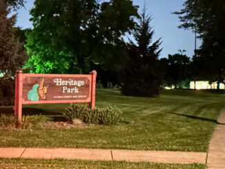 Heritage Park, 506 West Victoria Lane reported to be a hang out for street racers, and a location of vandalism and arson on Monday, July 17, 2023.