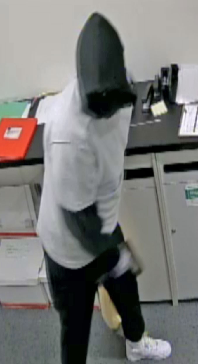 Bank Robber Suspect #1 at BMO Harris 320 West Diehl Road, Naperville (SOURCE: FBI)