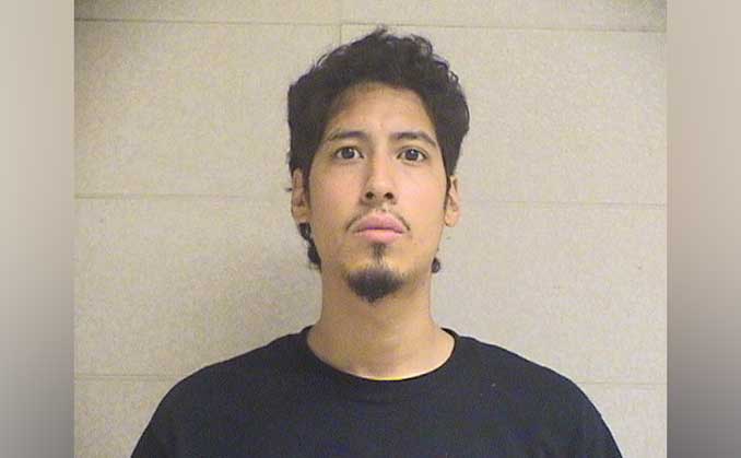 Eric Chavez, charged with reckless discharge of a firearm and unlawful use of a weapon (SOURCE: Cook County Sheriff's Office)