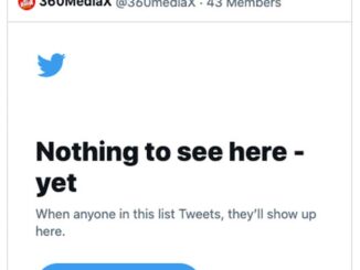 If you see "Nothing to see here - yet" you are probably seeing an embedded Twitter list or timeline, which has been broken by actions by Twitter