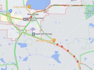 Fatal crash involving a Ford Escort and a Harley-Davidson Tri Glide Ultra Classic trike motorcycle on Tuesday, July 18, 2023 (Google maps ©2023)