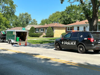 Des Plaines police investigated a vehicle vs pedestrian accident on Mount Prospect Road, Wednesday, August 16, 2023 (CARDINAL NEWS)