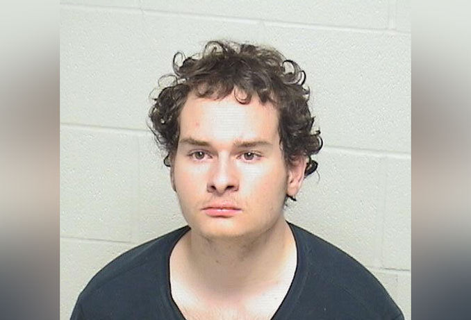Evan Rude, accused of setting fire to his mother's car (SOURCE: Lake County Sheriff's Office)