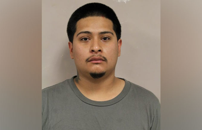 Carlos Miranda Pina, charged Aggravated Unlawful Possession of Weapon and other charges Sunday, November 19, 2023 (SOURCE: Palatine Police Department)